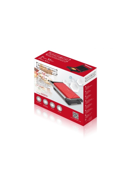 Sandwich-Maker si grill, placi antiaderente RL-PM1000.869.N,1000W, ROSU - Img 4