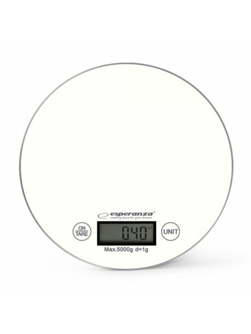 Cantar de bucatarie Esperanza Mango EKS003W max. 5kg Alb