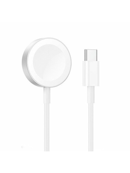 Cablu incarcare iWatch Lamtech Type-C 1.2m Slim Alb