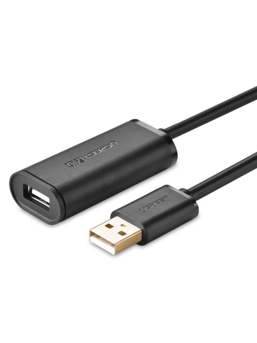 Cablu prelungitor USB 2.0(T) la USB 2.0(M), cip integrat,5m UGREEN