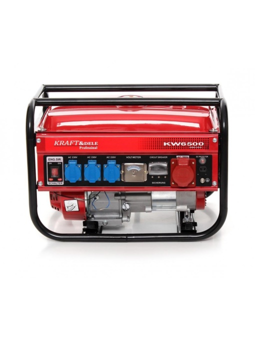 Generator de curent, 2500 W, 380 V, 6.5 cp, 4 timpi, Kraft&Dele KD130