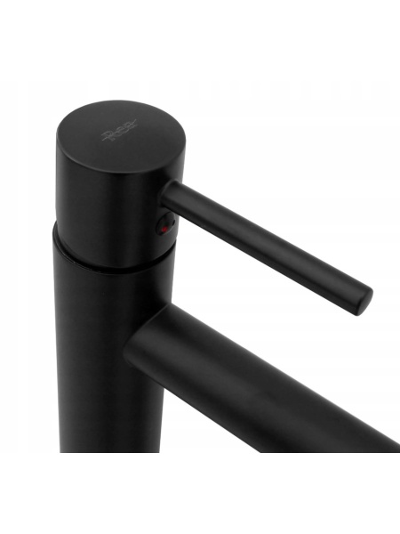 Baterie pentru Lavoar Rea Tess High Black – Negru Mat, Montaj pe Blat - Img 3