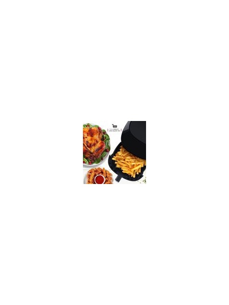 Friteuza cu aer cald XL Royalty Line ® AF-5605D 3,5 Litri1200W - Negru - Img 2