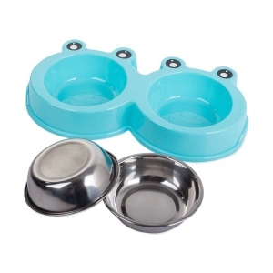 Bol dublu caini/pisici metal 0,3L X 2B - Img 2
