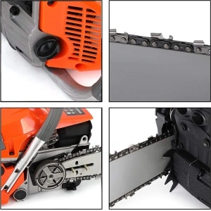 Drujba Powertech pe benzină 52 cm / 52 CC pe benzină - 2200 W - Motor în 2 timpi,PTS200 52CC - Img 4