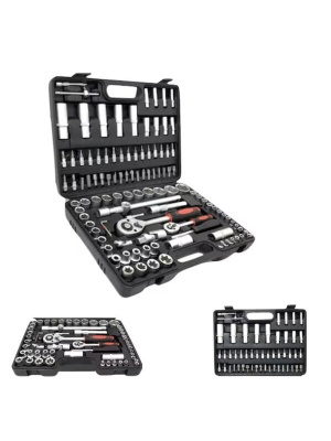 Set de chei crom-vanadiu cu valiza de 108 piese RKL-108SS ROYALKRAFT LINE