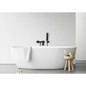 Baterie pentru Cadă și Duș Rea Fenix – Negru Mat cu Set de Duș - Img 5