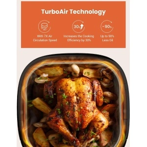 Friteuza cu aer cald XL Royalty Line ® AF-5605D 3,5 Litri1200W - Negru - Img 4