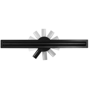 Rigolă de Duș Liniară ECO360 Slim 60 cm Black Calani - Img 5