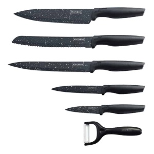 Set 5 cuțite bucătărie Premium Royalty Line – Lame Marmorate