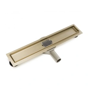 Set Rigolă Duș Rea Neo Pure Mirror Pro 50 cm – Aur Lucios (Mirror Gold) - Img 2