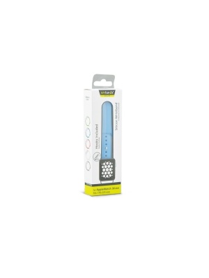 Curea silicon pentru AppleWatch 1/2/3/4/5/6 38mm,albastru deschi FONEX
