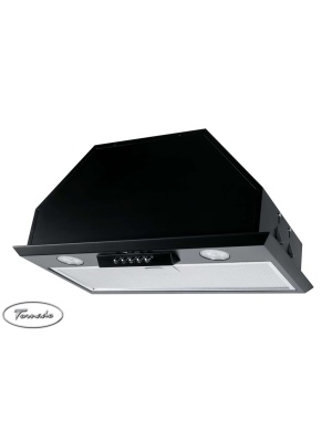 Hota Incorporabila Tornado Modul 1200 (52) LED, 1 motor Turbo, latime 52 cm, absorbtie 1200 m3/ora, filtru anti-grasimi aluminiu 5 straturi, Negru