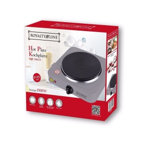 Plita electrica SILVER,1500 W, o zona gatit RL-EKP1500.15 S,Royalty Line