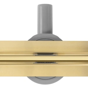 Rigolă de Duș Liniară Rea Neox Slim Pro 80 cm – Brush Gold (Aur Periat) - Img 5
