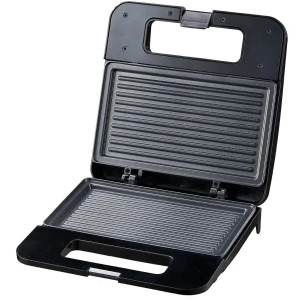 Sandwich maker Elit SMG-21, 750W, Negru/Inox - Img 2