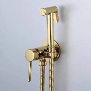 Sistem Duș Igienic pentru Bideu Rea Lungo Loop Gold – Set Complet Încastrat - Img 6