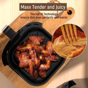 Friteuza cu aer cald XL Royalty Line ® AF-5605D 3,5 Litri1200W - Negru - Img 6