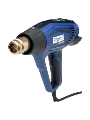 Rapid 5001448, Pistol cu aer cald R2200-LCD, 2200 W, LED, LCD, 3 trepte temperatura si debit, 250 - 500 l/min, 50-650 °C
