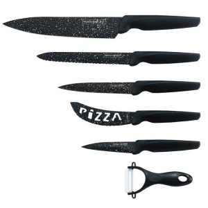 Set cutite 5 piese Royalty Line RL-MB5N, Acoperire marmura,cutie inchidere.