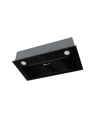 Hota Incorporabila Tornado Modul Glass 750 (60), 1 motor, latime 60 cm, 3 viteze, absorbtie 750 m3/ora, Negru