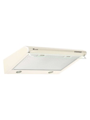 Hota traditionala Tornado Bona 10 (50) LED, 1 motor, latime 50 cm, absorbtie 380 m3/ora, filtru anti-grasimi aluminiu 5 straturi, Bej