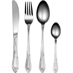 Set de tacâmuri de lux 24 de piese pentru 6 persoane cu cutie cadou - oțel inoxidabil 18/10 Royalty