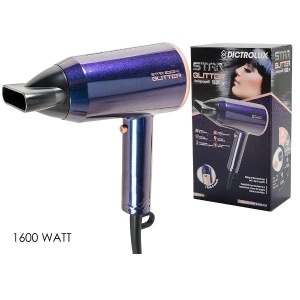Uscător de păr Glitter Star 1600 wați 2 viteze