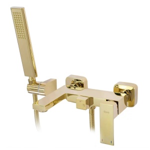 Baterie pentru Cadă Rea Fenix – Auriu Lucios cu Set de Duș Inclus