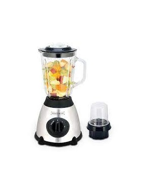 Blender cu rasnita Royalty Line RL-SME-600.6 SILVER 500 W 1.5 L 2 viteze + Pulse zdrobire gheata alb