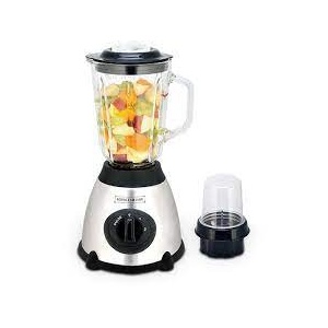 Blender cu rasnita Royalty Line SILVER 500 W 1.5 L 2 viteze Pulse zdrobire gheata alb