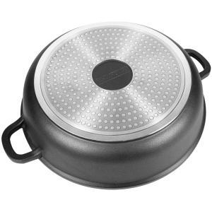 Cratiță Marmorată cu Capac Royalty Line 36cm 7L Aluminiu - Img 4