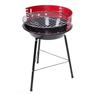 Grătar de grădină, pe cărbuni – demontabil, metalic, ușor de folosit, Ø 36 cm - Img 2