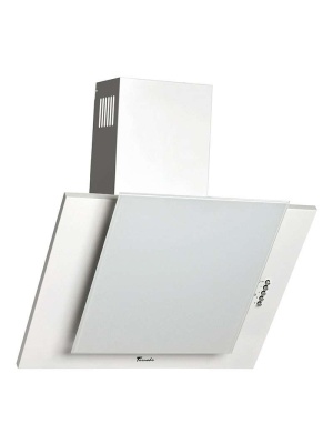 Hota Decorativa Tornado Vertikal 750 (60) LED, 1 motor Turbo, latime 60 cm, 3 viteze, absorbtie 750 m3/ora, filtru anti-grasimi aluminiu 5 straturi, Alb