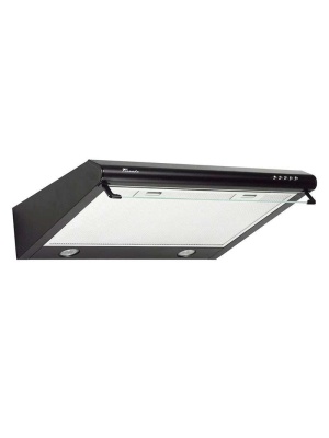Hota traditionala Tornado Bona 10 (50) LED, 1 motor, latime 50 cm, absorbtie 380 m3/ora, filtru anti-grasimi aluminiu 5 straturi, Negru