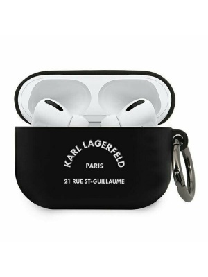 Husa de protectie Karl Lagerfeld Rue St Guillaume pentru Apple AirPods Pro Negru