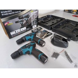 Set masini de gaurit cu acumulator Bayern Tools18 V,CB 1280 T