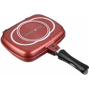 Tigaie Grill Dublă Royalty Line 28 cm Burgundy - Antiaderentă