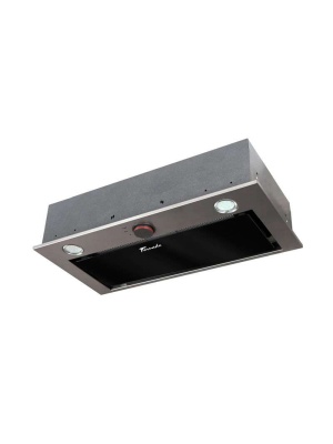 Hota Incorporabila Tornado Modul Glass 750 (60), 1 motor, latime 60 cm, 3 viteze, absorbtie 750 m3/ora, Inox