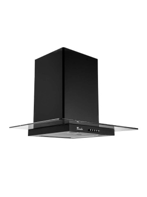 Hota tip Cupola Tornado Como 1200 (60) LED, 1 motor Turbo, latime 60 cm, 3 viteze, absorbtie 1200 m3/ora, filtru anti-grasimi aluminiu 5 straturi, Negru
