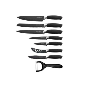 Set de 7 cuțite cu acoperire antiaderență, decojire Royalty Line RL-BLK7W