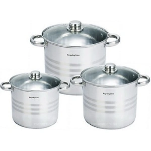 Set Oale Inox cu Capac 6 Piese Royalty Line