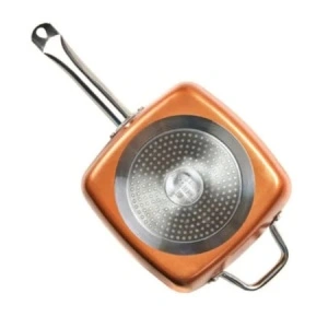 Tigaie Pătrată Multifuncțională Royalty Line 24 cm – Set Gătit 4-în-1 - Img 3