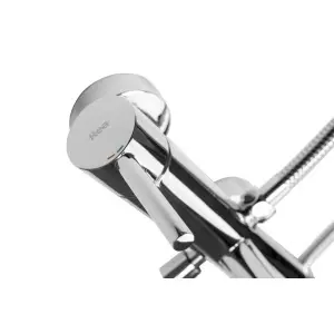Baterie pentru Cadă Rea Lungo Monocomandă Crom cu Set Duș Inclus - Img 6