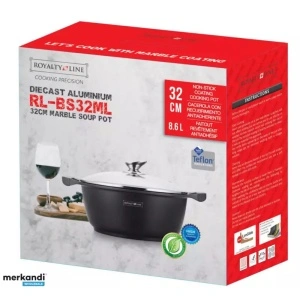 Detaliu invelis antiaderent marmura cratita mare de volum 8,6L