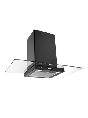 Hota tip Cupola Tornado Como 1200 (90) LED, 1 motor Turbo, latime 90 cm, 3 viteze, absorbtie 1200 m3/ora, filtru anti-grasimi aluminiu 5 straturi, Negru