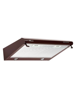 Hota traditionala Tornado Bona 10 (50) LED, 1 motor, latime 50 cm, absorbtie 380 m3/ora, filtru anti-grasimi aluminiu 5 straturi, Maro