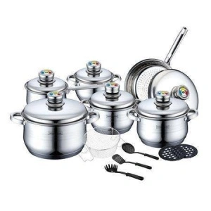 Set oale inox 18 piese Royalty Line RL-1802,inductie,gaz,electric