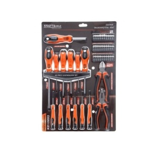 Set surubelnite, Clesti si Biti 45 Bucati , Kraft&Dele KD10893