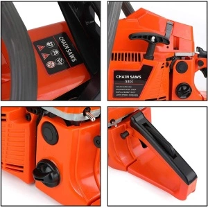 Drujba Powertech pe benzină 52 cm / 52 CC pe benzină - 2200 W - Motor în 2 timpi,PTS200 52CC - Img 3